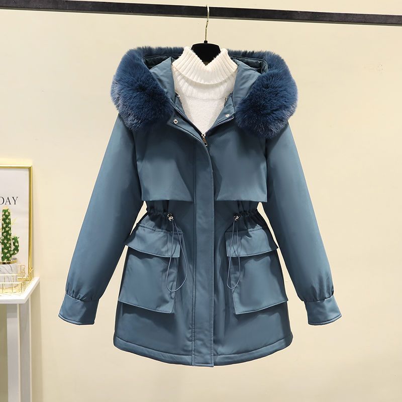 Women's Plus Size-style Liner Detachable Down Cotton-padded Coat